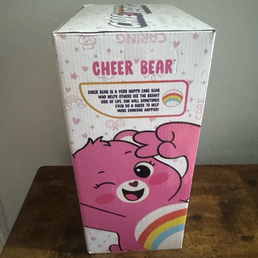 Care Bears Cheer Bear Plush - Pink with Rainbow - Picture 6 of 7